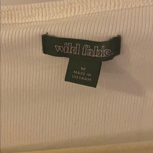 wild fable Tops - White top m wild fable Tops - White top m